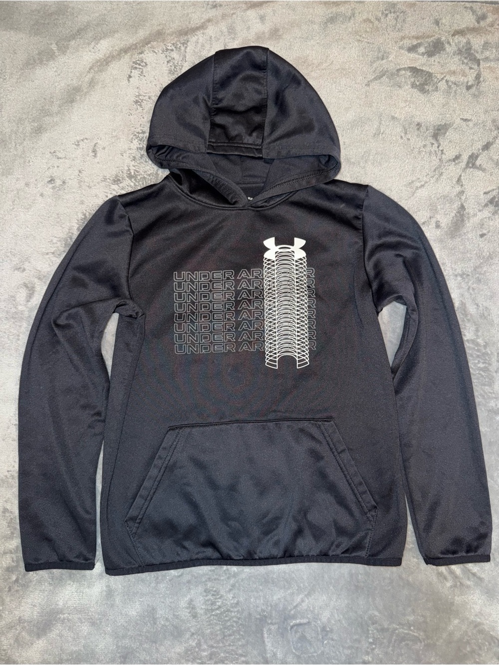 Under Armour Kids Blue and Black Hoodie and Sweatshirt Bundle Size Youth Large - Picture 2 of 9